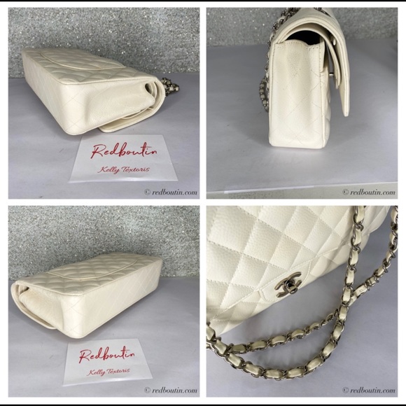 🎈SOLD White Classic Flap Chain shoulder Bag - Picture 8 of 8